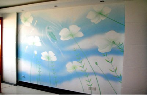 南京画墙绘怎么画好白云的蓬松感？