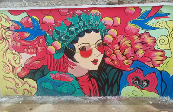 南京墙体彩绘-网红墙