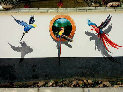 南京视觉错位-3D墙绘设计