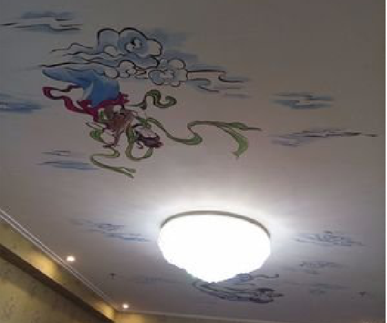 南京如何快速绘制天花板上的手绘墙?