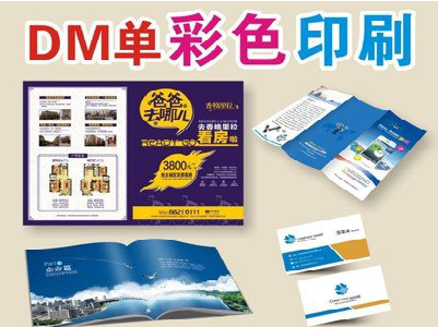 南京单页印刷,色彩搭配简单。
