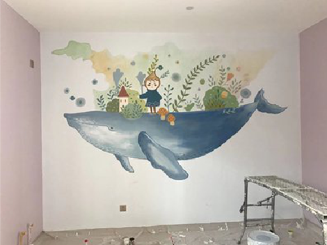 南京手绘墙的特点及优势。